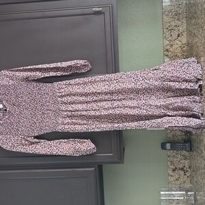 Old Navy Navy and Pink Floral Dress